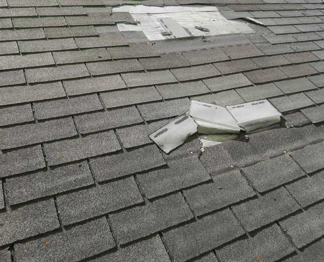 Storm Damage Roof Repair