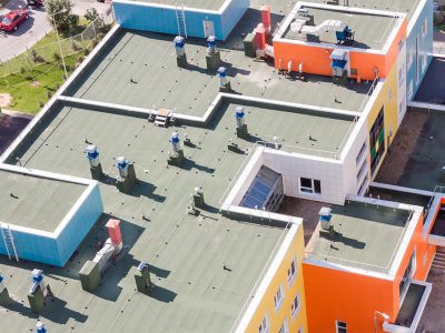 Commercial Flat Roofing Project